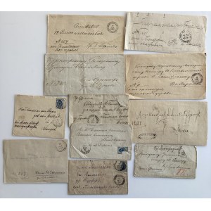 Estonia, Russia - Group of envelopes 1834-1900 (11)