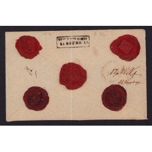Russia envelope with seals St. Petersburg 1846