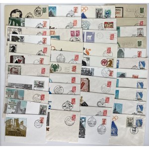 Estonia, Russia USSR - Group of envelopes & postcards - mostly themes from Estonian people, events, places etc (140)