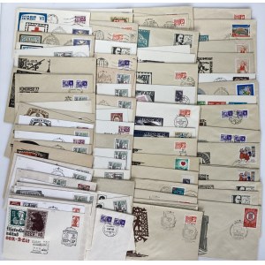 Estonia, Russia USSR - Group of envelopes & postcards - mostly themes from Estonian people, events, places etc (140)
