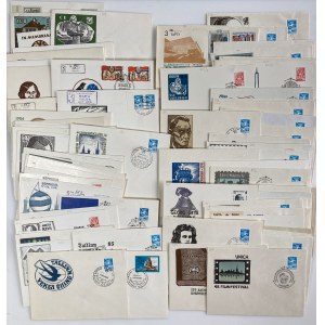 Estonia, Russia USSR - Group of envelopes & postcards - mostly 1981-1987 Estonian people, events, places etc (181)