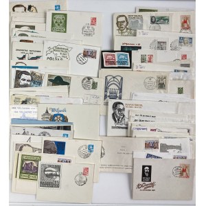 Estonia, Russia USSR - Group of envelopes & postcards - mostly 1981-1987 Estonian people, events, places etc (181)