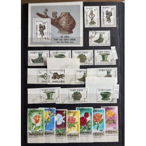 Collection of World Stamps - Mostly nature, vehicles, artefacts