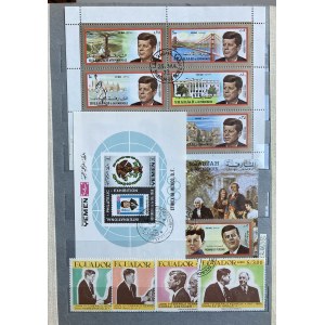 Collection of World Stamps - Head of states, Maps
