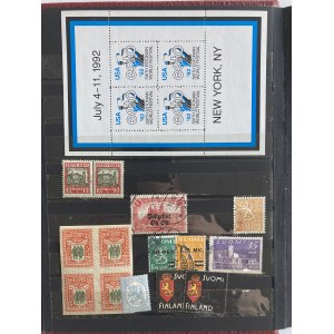 Collection of stamps - Estonia, Russia, USSR, Finland, Germany, Canada, Azerbaijan etc