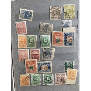 Collection of stamps - Mostly Estonia, some Germany, Russia USSR occupation