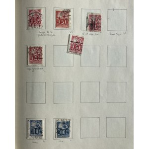 Collection of Estonian stamps with variations