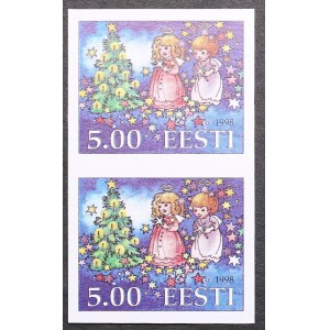 Estonia stamps, Christmas, 1998, Imperforate