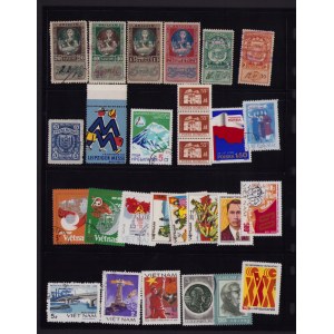 Lot of World Stamps: Cuba, Egypt, Afghan, Spain, Denmark, Australia, Russia, USSR, Vietnam, Latvia, Hungary, Germany etc