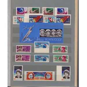 Collection of World Stamps - Space - Russia, USSR, Hungary, USA, Guinea, Burundi, Haute Volta, Mongolia, Germany, Poland