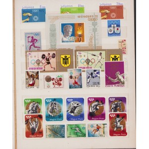 Collection of World Stamps - Olympics - mostly Munich 1972, Montreal 1976, Moscow 1980, Calgary 1988