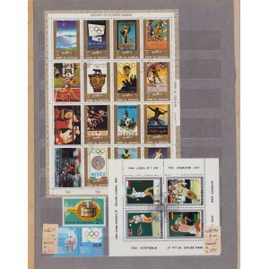 Collection of World Stamps - Sport, Olympics (Mongolia, Cuba, Canada, Hungary, Poland, Korea, Vietnam etc)