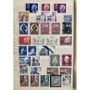 Collection of Stamps - Russia, Sweden, Germany, Finland, Italy, Poland, Israel, Latvia, Belgium etc