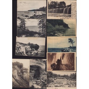 Estonia Group of postcards - sights of Tallinn coast, waterfalls (10)