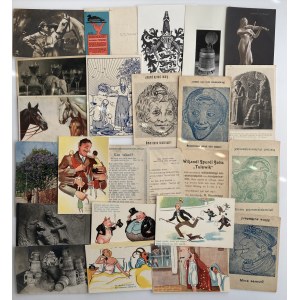 Group of postcards - Mixed, some sculptures (64)