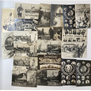 Estonia Group of postcards - sights of Tallinn - greeting cards (20)