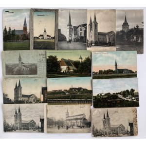 Estonia, Russia - Group of postcards - Churches (14)