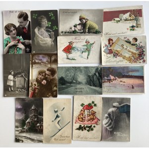 Estonia Group of postcards - Happy New Year (34)