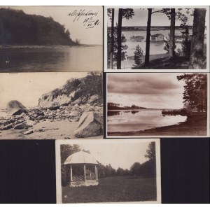 Estonia Group of postcards - Mereküla; Narva-Jõesuu Jõgi & Vaikne järv before 1940 (5)