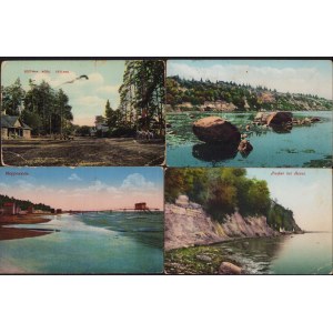 Estonia, Russia Group of postcards - Mereküla, Reval beach, Reval Fishermen, Wösu before 1920 (4)