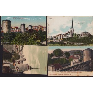 Estonia, Russia Group of postcards - Tallinn, Reval - Väike Ranna värav, Linnamüür (4)