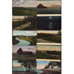 Estonia, Russia Group of postcards - Tallinn - Linda kivi, Harku järv, Jrumägi, Sõjamägi, Lasnamägi, Nõmme (10)