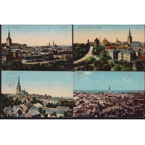 Estonia, Russia Group of postcards - Tallinn, Reval - Vaade linnale, Harjuwärawa mägi before 1918 (4)