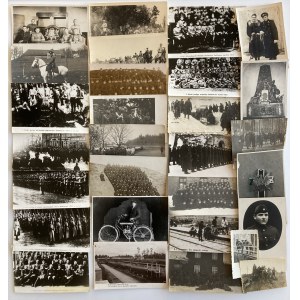 Group of postcards - mostly people in uniform, military (25)