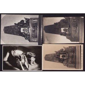 Estonia Group of postcards - Barclay de Tolly grave and Sculpture at the mausoleum at Jõgeveste before 1940 (4)