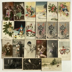 Estonia Group of postcards - Happy New Year (35)