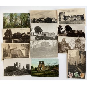 Estonia Group of postcards - Irboska, Laiuse, Lihula, Vastseliina Castle & Padise Monastery ruins (12)