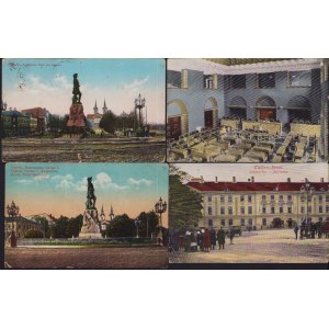 Estonia, Russia Group of postcards - Tallinn, Reval - Peter I monument, Toompea loss, Riigikogu saal (4)