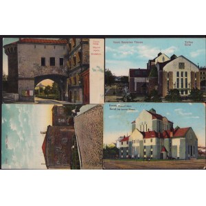 Estonia, Russia Group of postcards - Tallinn, Reval - Uus Saksa teater, Paks Margareta, Ranna värav (4)