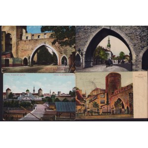 Estonia, Russia Group of postcards - Tallinn, Reval - Kloostri wäraw, Kopli ülesõidukoht (4)