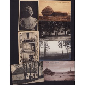 Estonia Group of postcards - sights of Tallinn - Peter house, Linda stone, Ülemiste lake (7)