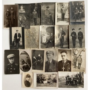 Estonia, Russia - Group of postcards photos - Military, men in uniform (20)