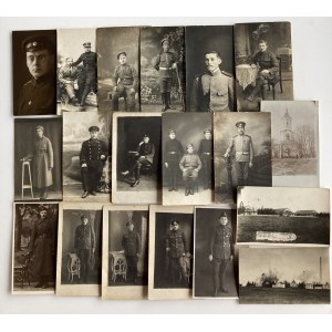 Estonia, Russia - Group of postcards photos - Military, Men in uniform (19)