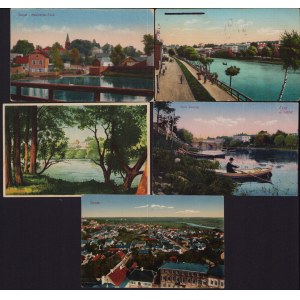 Estonia, Russia Group of postcards - Tartu, Dorpat - Emajõgi, Raadi (5)