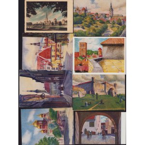 Estonia Group of postcards - Sights of Tallinn (18)