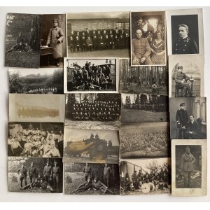 Estonia, Russia - Group of postcards photos - Military, Firefighters, men in uniform (20)