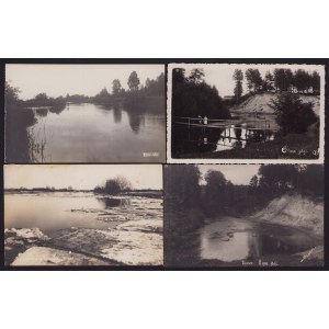 Estonia Group of postcards - Tori Riisa river, Tõrva Õhne river, Pedja river before 1940 (4)