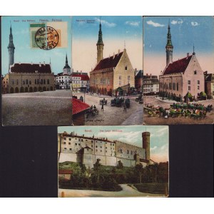 Estonia Group of postcards - Tallinn, Reval - Raekoda, Pikk Hermann (4)