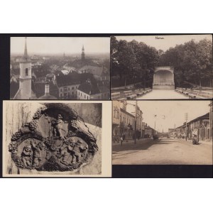 Estonia Group of postcards - Narva - Pimeaed, Vanalinna motiiv before 1940 (4)