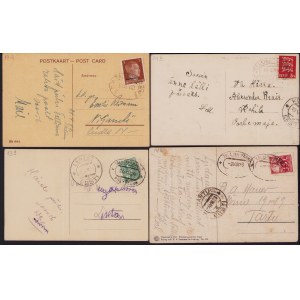 Estonia Group of postcards 1923-1943 - Tallinn-Pärnu & Tallinn-Narva Postvagun (4)