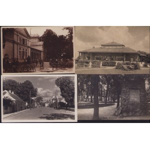 Estonia Group of postcards - Kuressaare - Kuursaal, Park, Rannakohvik before 1940 (4)