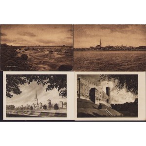 Estonia Group of postcards - Tallinn - Tornide väljak, Toompea kindlus, Vaade sadamast, Vaade Kadriorust before 1940 (4)