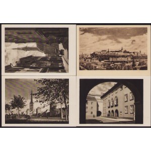 Estonia Group of postcards - Tallinn - Vana raekoda, Tornide väljak, Riigikogu, Vaade Toompeale before 1940 (4)