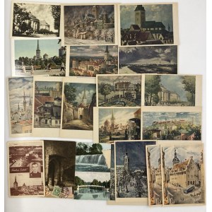 Estonia, Russia Group of postcards - Tallinn (20)