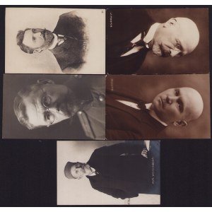 Estonia Group of postcards - J. Liiw, A. Pitka, J. Poska, O. Luts, a. Weisenberg before 1940 (5)