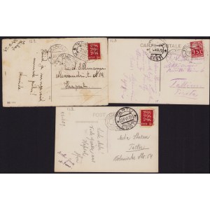Estonia Group of postcards 1927-1929 - Tallinn-Haapsalu Postvagun (3)